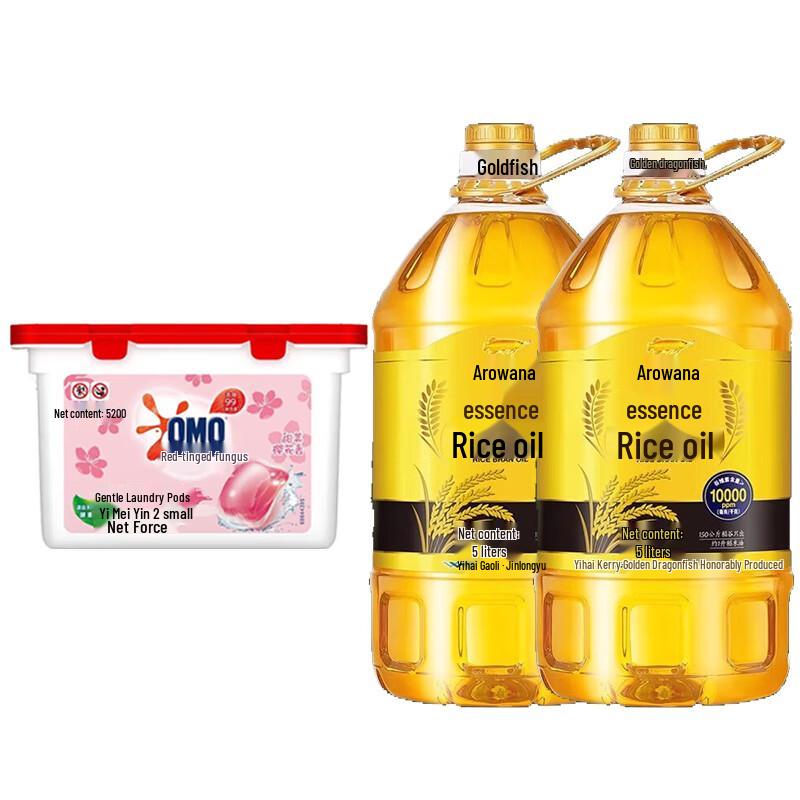 OMO Cherry Blossom Laundry Pods & Refined Rice Bran Oil Value Pack