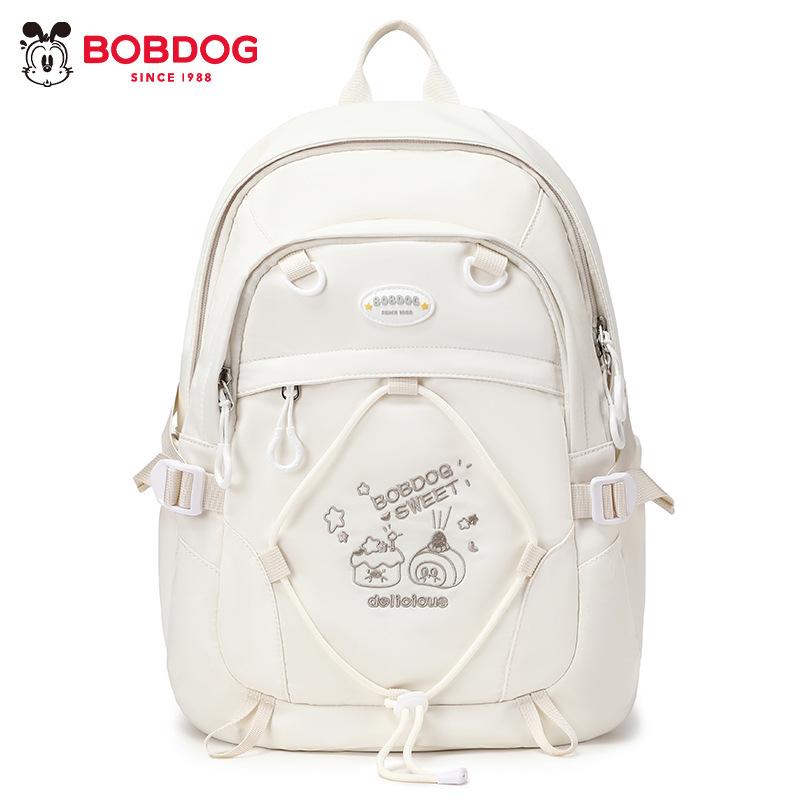 

New schoolbag female junior high school student college student high value outdoor travel backpack computer bag бежевий