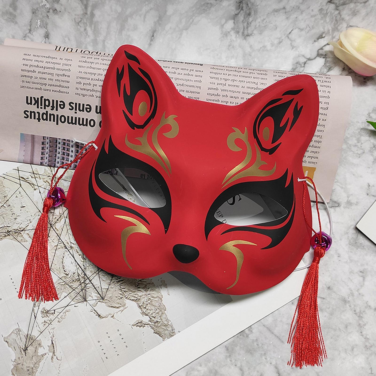 

Набор масок кошки и лисы для Хэллоуина, косплея red and white