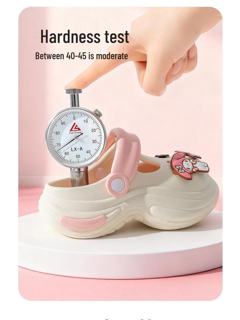 Cartoon Cute Squishy Summer Sandals for Girls - Two-Way Hole Shoes