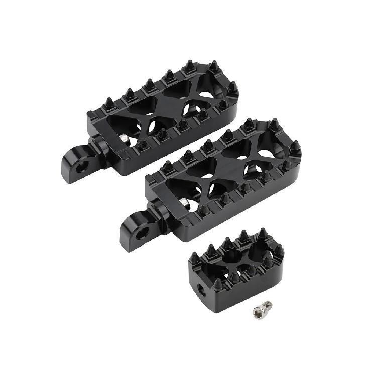 Golden MX Foot Pegs Footrest Gear Shift Brake Pedals Toe Shifter Pegs for Harley Dyna Fatboy Sportster 883 StreetBob FXDF Bobber