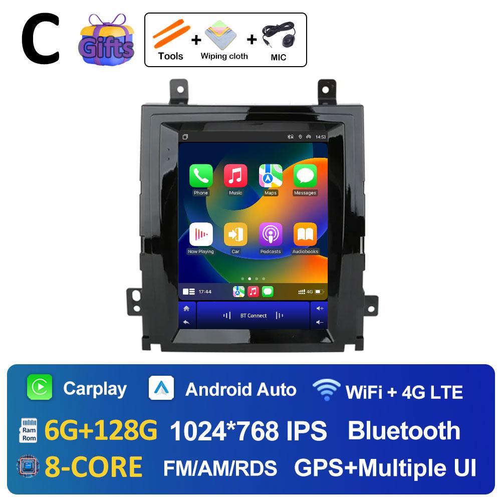 For Cadillac Escalade 2007 2008 2009 2010 2011 2012 2013 Android Auto Wireless Carplay 9.7 inch Touch Screen WIFI Accessories 4G