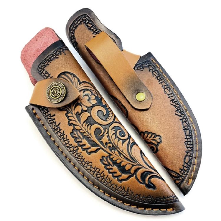 Fundas de Cuero para Cuchillos Fijos Cubierta para Cuchillo de Caza Gruesa Equipo para Amantes del Aire Libre