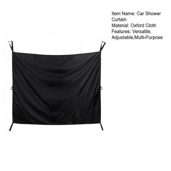 Cortina de Chuveiro para Carro Cortina para Porta Traseira para SUVs Caminhões Vans Universal Oxford Protetor Solar Cortina Divisória de Privacidade