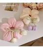 Hair Tie Flower High Elasticity Tulip Hair Display Volume Fluffy Headband Hair Accessories Sweet Hair Ring Scrunchie Women Large Fashionable  Jewelry