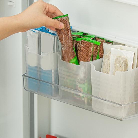 3/6Pcs Refrigerator Storage Boxes Vegetable Fruit Organizer BPA Free Large Capacity Transparent Fridge Doors Shelves