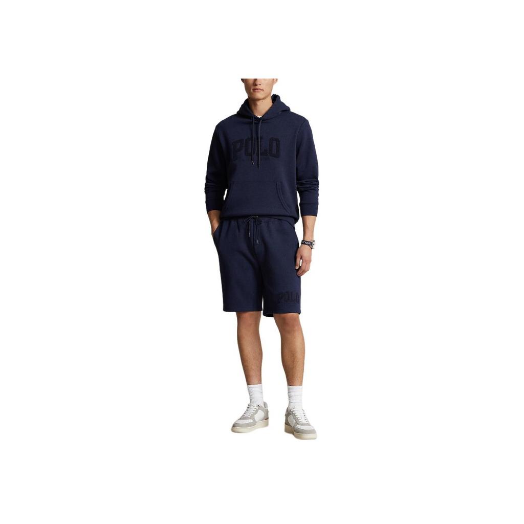Polo Ralph Lauren Solid Color Logo Letter Emblem Drawstring Straight Leg Casual Shorts Men Shorts Dark-Blue MNPOSHO1BQ20263-410
