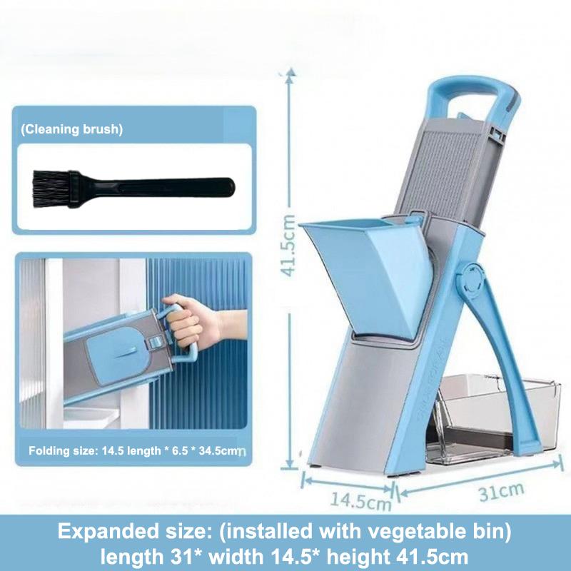 

Kitchen Tools Vegetable Cutter Multifunctional Vegetable Cutter Lemon Slicing Kitchen Grater Luncheon Meat Cutter Watermelon синий