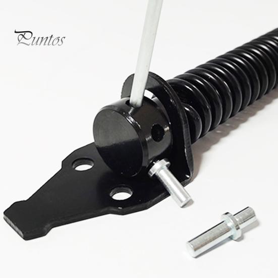 Door Hinge Latch Self Closing Door Spring Adjustable Tension Outdoor Gate Closer Rust-proof Automatic Fence Door Latch for Wooden Heavy Duty Gates