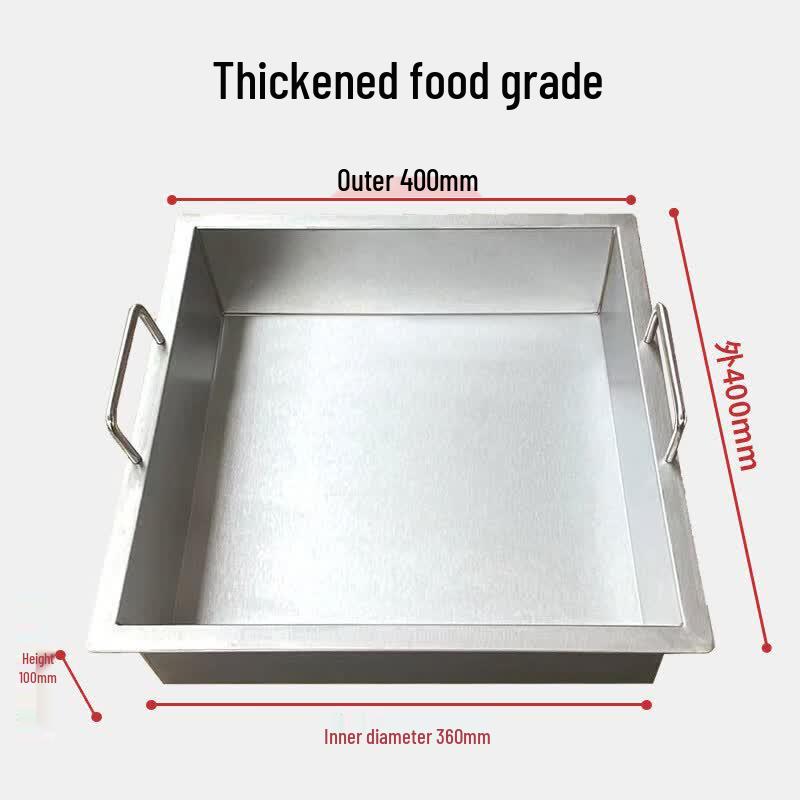 Square Stainless Steel Hot Pot