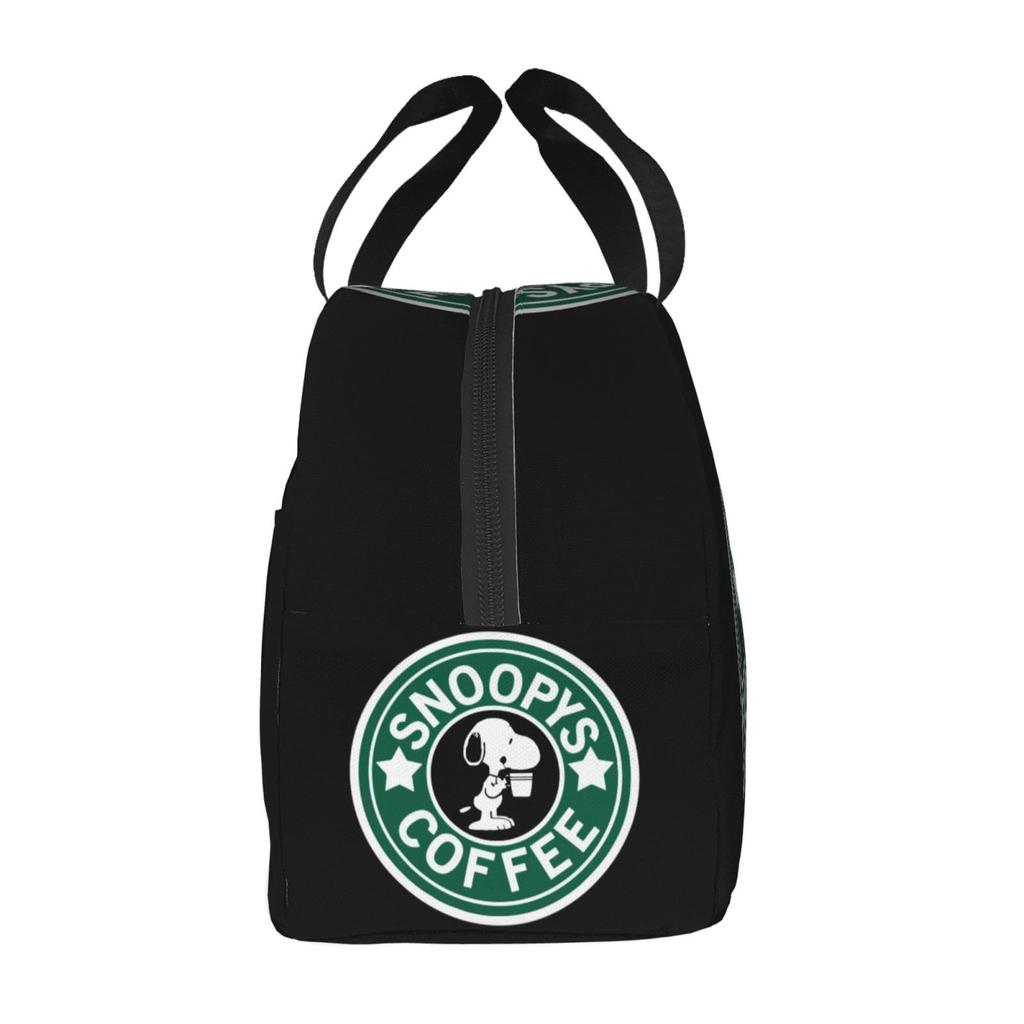 Snoopy Lunch Bag with a Zipper Closure, Compact and Insulated, This Stylish and Portable Insulated Lunch Bag Is a Soft Cooler Bag Perfect for