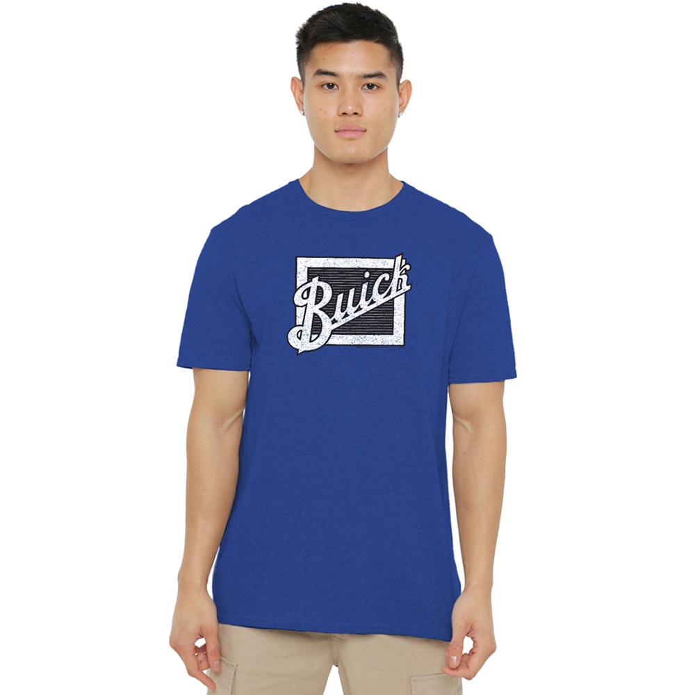 Buick Unisex Adult Distressed Emblem T-Shirt