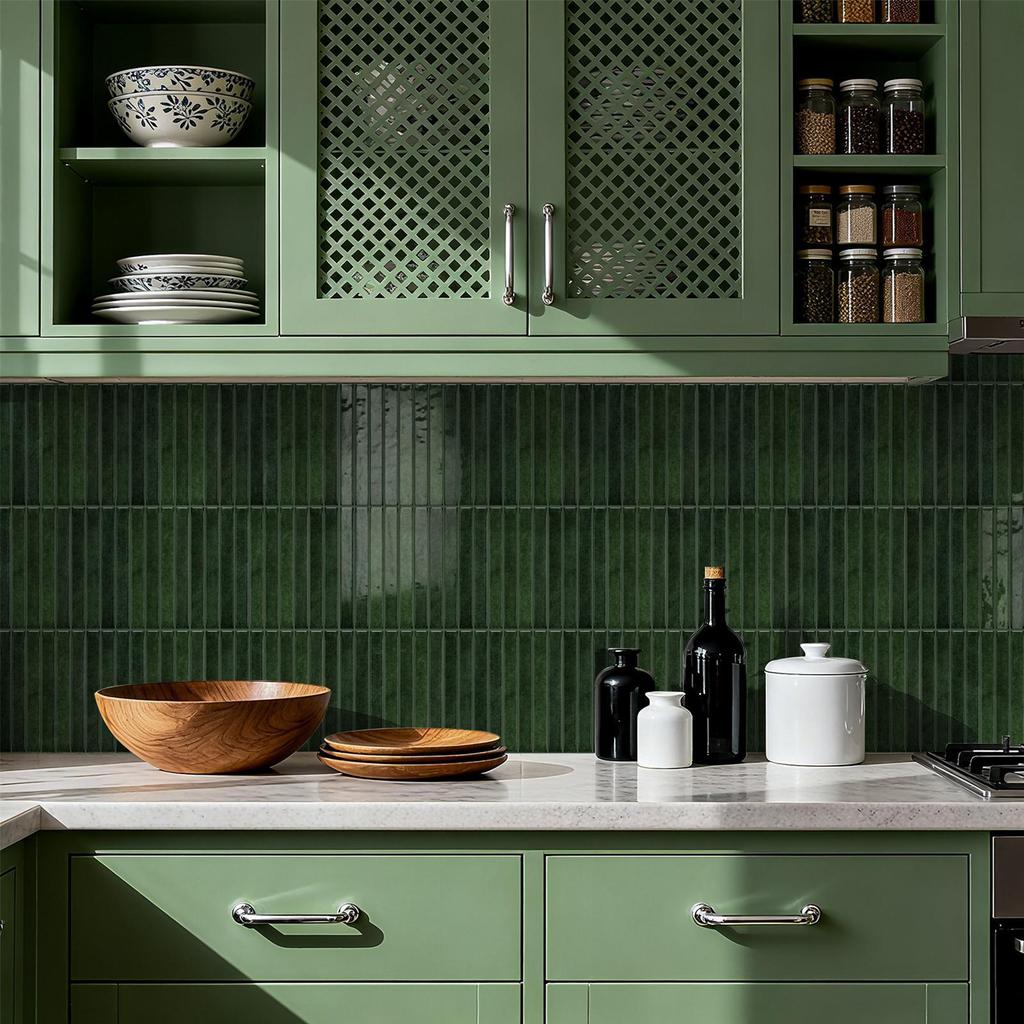 Self-adhesive wallpaper, simulated tile sticker, removable wallpaper, suitable for countertops, transparent wall protection film