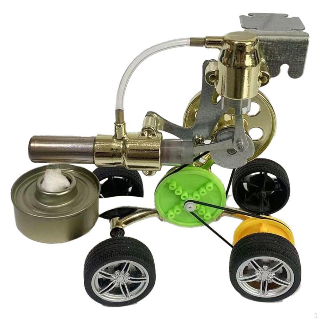 Stirling Engine Model with Wheels Educational for Students