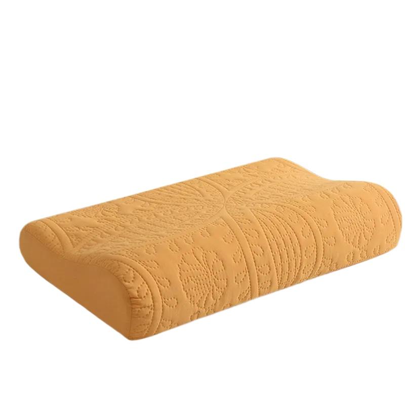 Waterproof Contour Pillow Cover Memory Foam Zippered Latex Pillowcase Protector Quilted Pillow Case Rebound