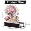Desktop Diamond Art Candle Holder Ornaments Diamond Painting Desktop Tea Light Candle Holder for Home Decor Unique Artistic Gift