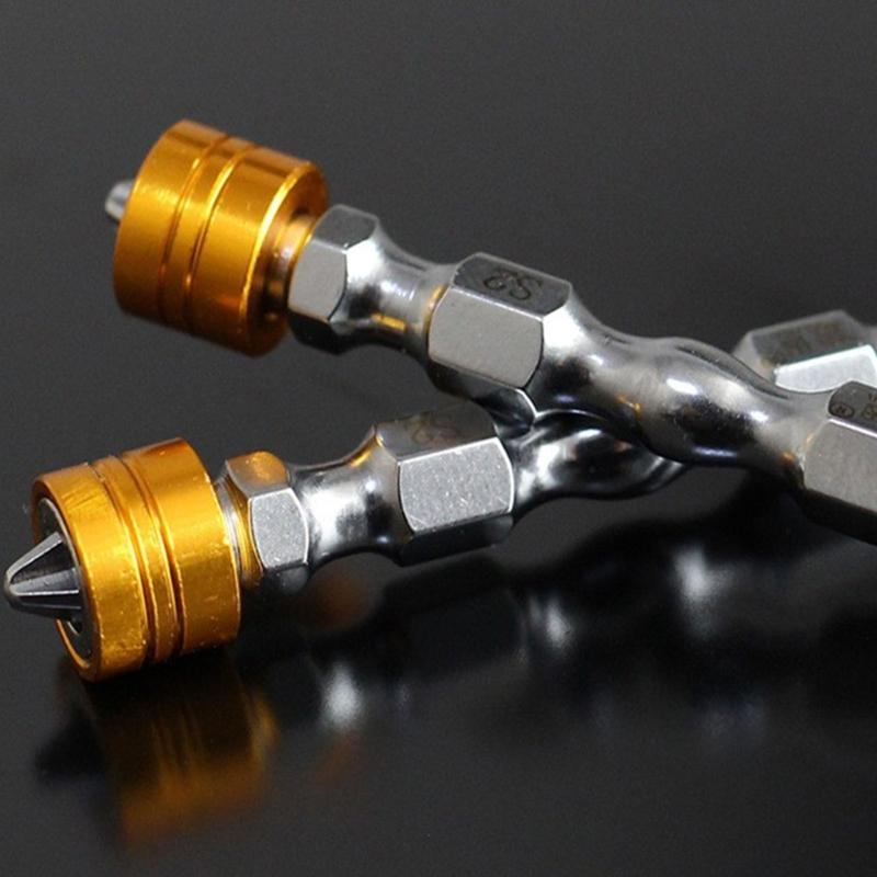 High Levels Attraction Driver Bit Screwdriver Bit with Removable Magnetic Rings Attraction Part for Electric Gadgets