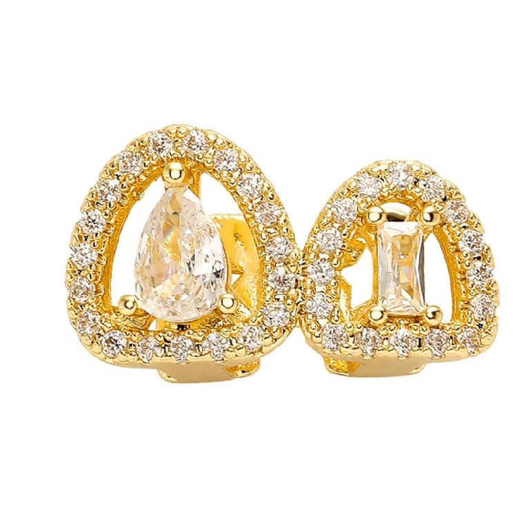 Unique Hollow Heart Designs Teeth Fashion Accessories Decoration Portable for Enhancing Your Fashion Statement Pieces