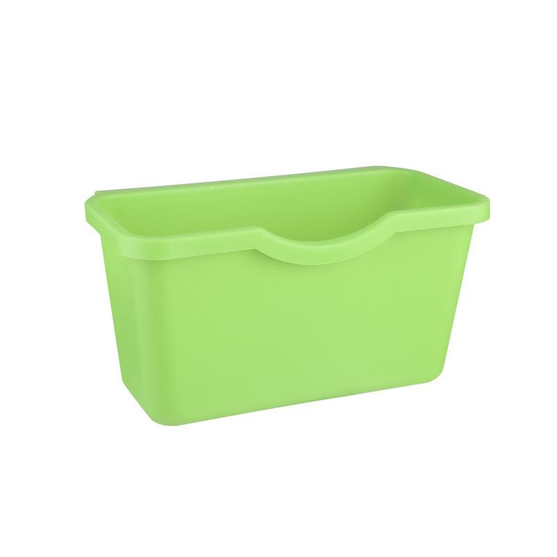 Plastic Basket Hanging Trash Can Waste Bin Garbage Can Storage Box Trash Storage Desktop Kitchen Holder Cabinet Door
