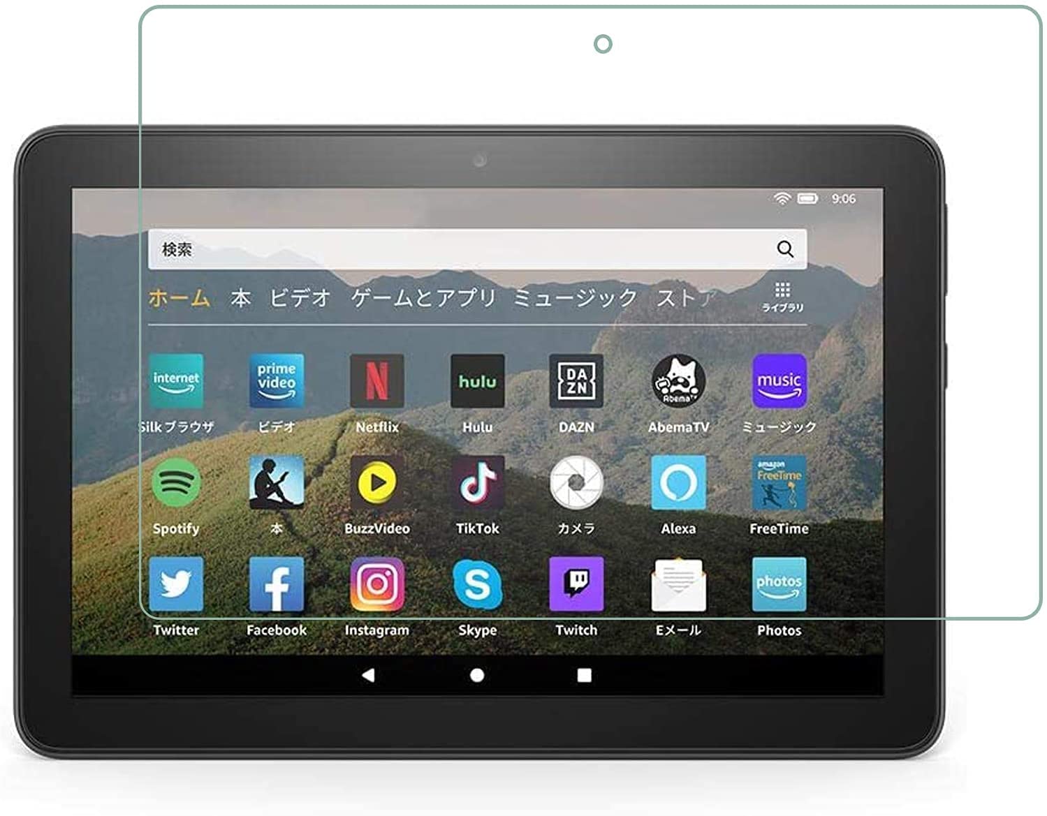 

Fire HD 8 HD 8 Plus 2020 Закаленная стеклянная пленка Защитная ЖК-пленка Японский материал стекла Asahi Carbon Ultra Thin Round Edge Automatic Zero HD 8 Plus
