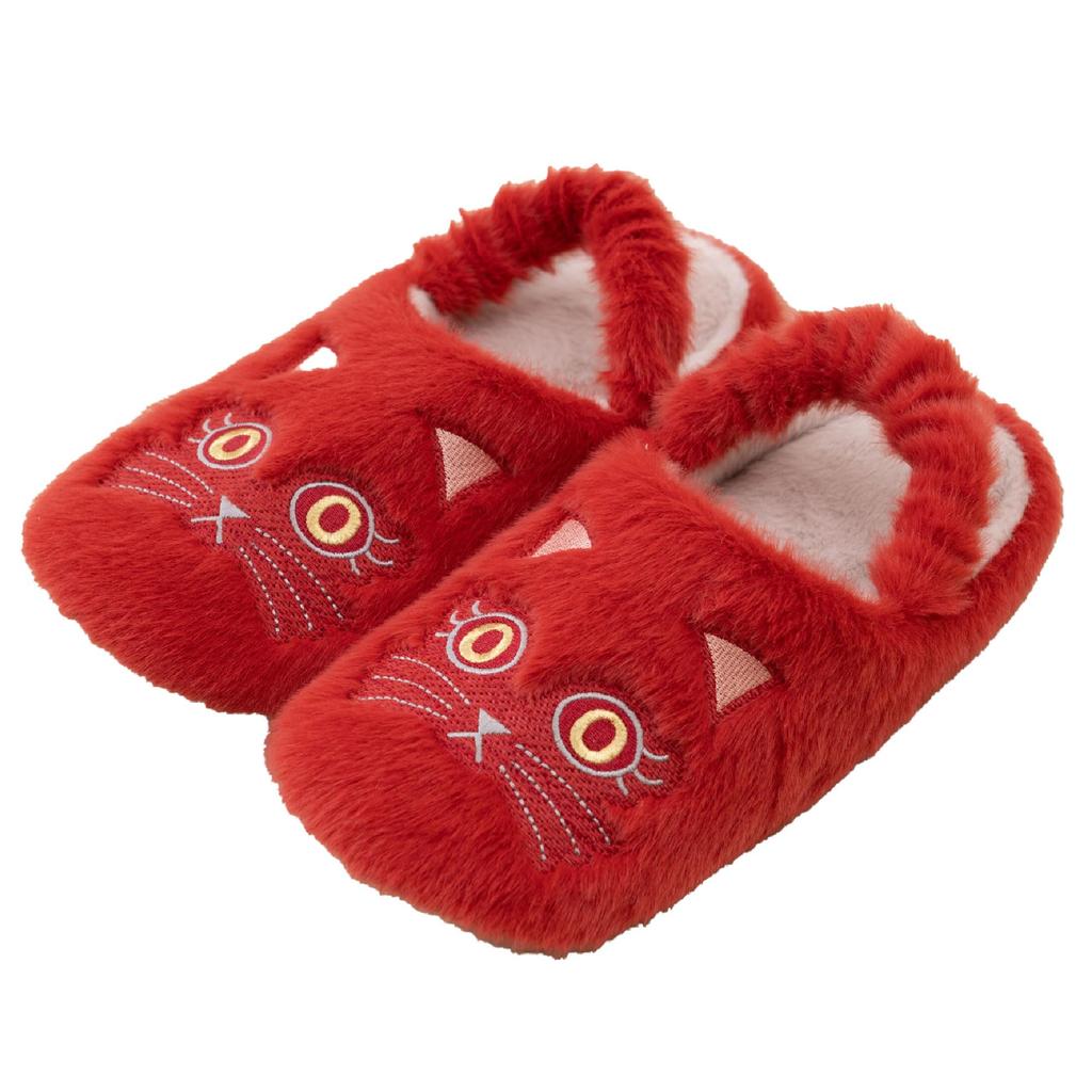 Senko Little Devil Cat Mel Charles Slippers, Rachel/Mel Charles/Lila Charles, (Red)