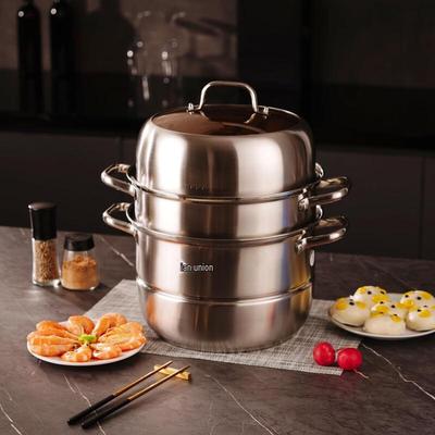 LIAN 3-Layer Stainless Steel Steamer Pot