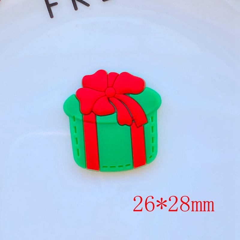 

20pcs New Pattern Cute Cartoon Christmas PVC Flexible Glue Flat Back DIY Scrapbook Embellishment Phone Craft Decoration L88