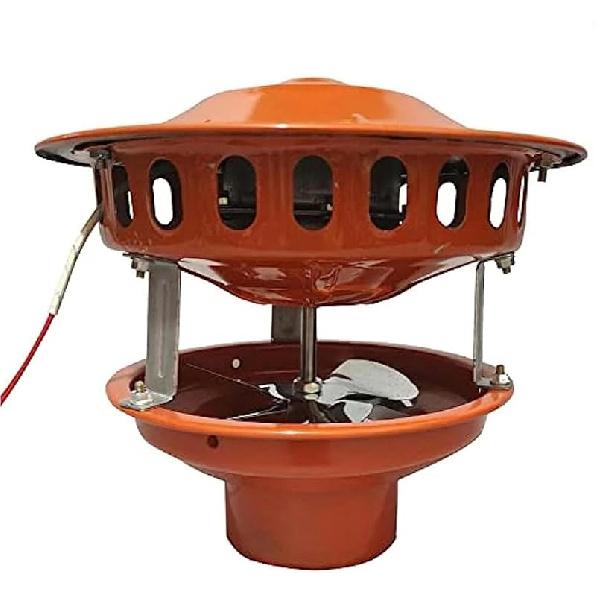 

Wzglod Outdoor Chimney Fan, Fireplace Chimney Fan, Chimney Smoke Evacuator, Chimney Attachment, Chimney Cover, Ventilation Hood 80W/100W/120W,80W 80W