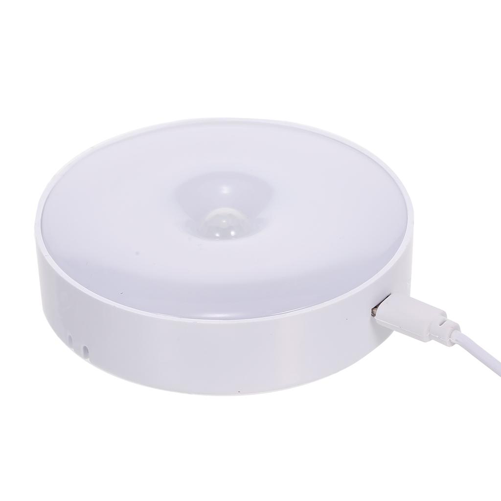 Cabinet LED Tap Light 2 Modes Touch Sensor Activated Night Light USB Rechargeable 3000K Counter Lighting with Magnetic Sheet for Bedroom Wardrobe