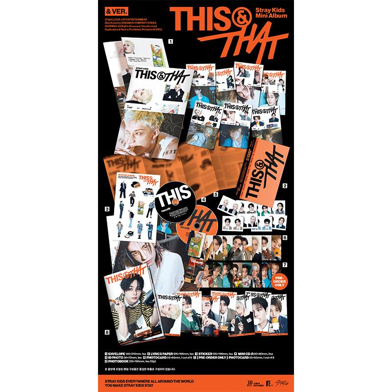 [Pre-order] Stray Kids - [THIS & THAT] & Ver. (Online Benefit)