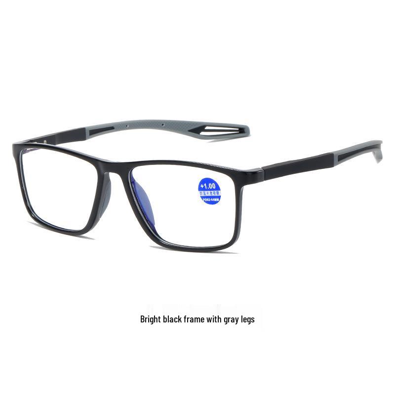 

Unisex Non-Slip TR90 Sports Reading Glasses with Anti-Blue Light Protection Empty Frame (No Lenses)