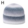 1Pc Ski Caps Thicken Knitted Hat Winter Hip Hop Slouchy Women/Men Soft Harajuku Style Outdoor Tie Dye Color