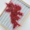 Handmade Rhinestones Embroidery Applique DIY Crafts Cloth Applique Cloth Patch  Dressmaking