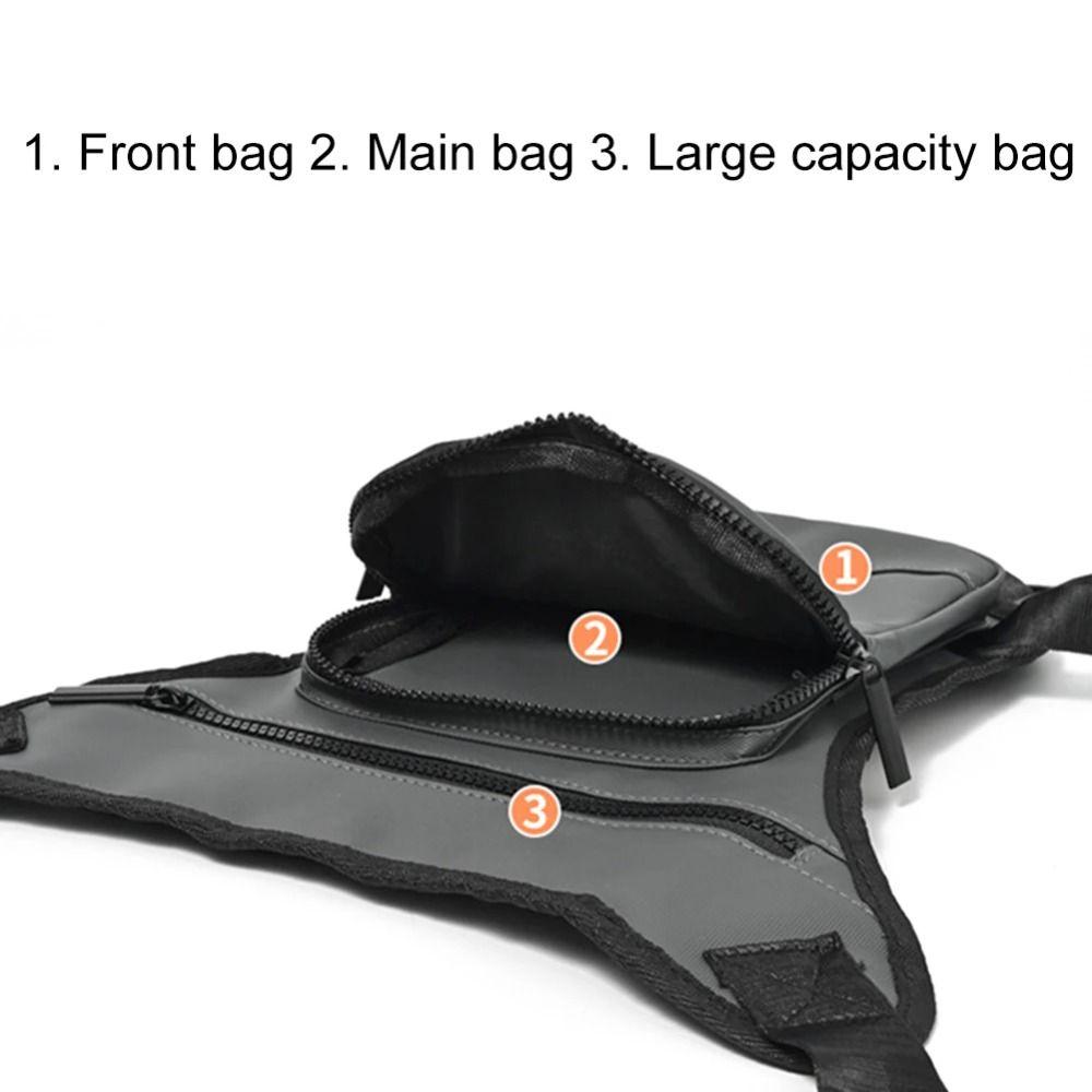 Adjustable Bike Cycling Bag Multi-layers Motorcycle Bag Travel Hiking Waist Pack Riding