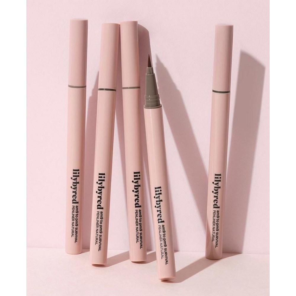 lilybyred Survival Pen Liner Natural 1g, 01 Ash Black, 1 Piece