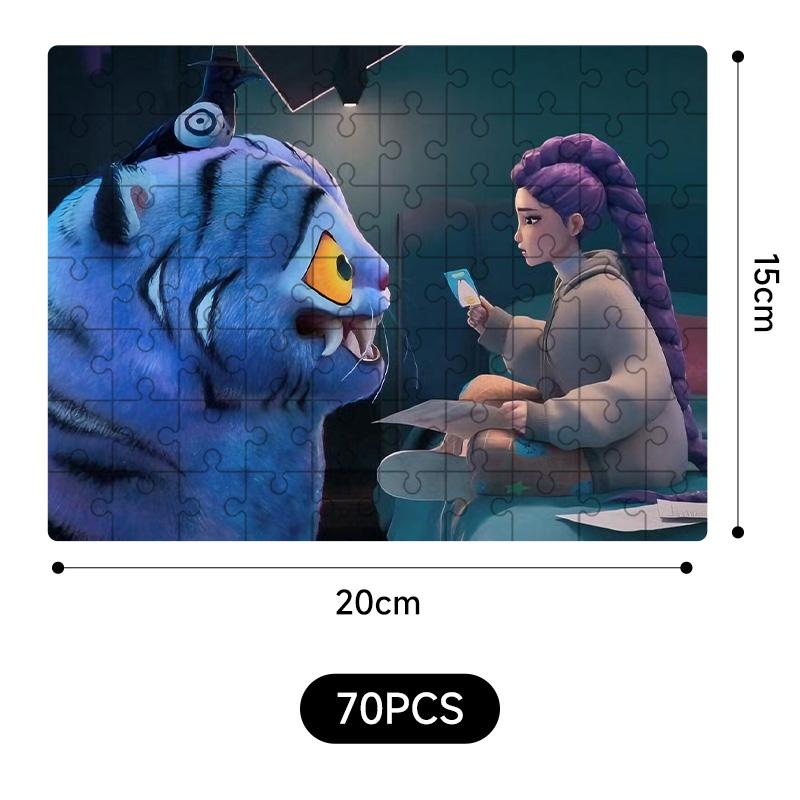 New  Demon Hunters jigsaw puzzle Toys Board Game Rumi Mira Zoey Huntrix Character Pattern Collectible Decor Children Gifts