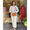 Indian Bollywood Top Tunic Kurta Pant Cord Set Women Party Wear Designer Kurti VSO-1728 C