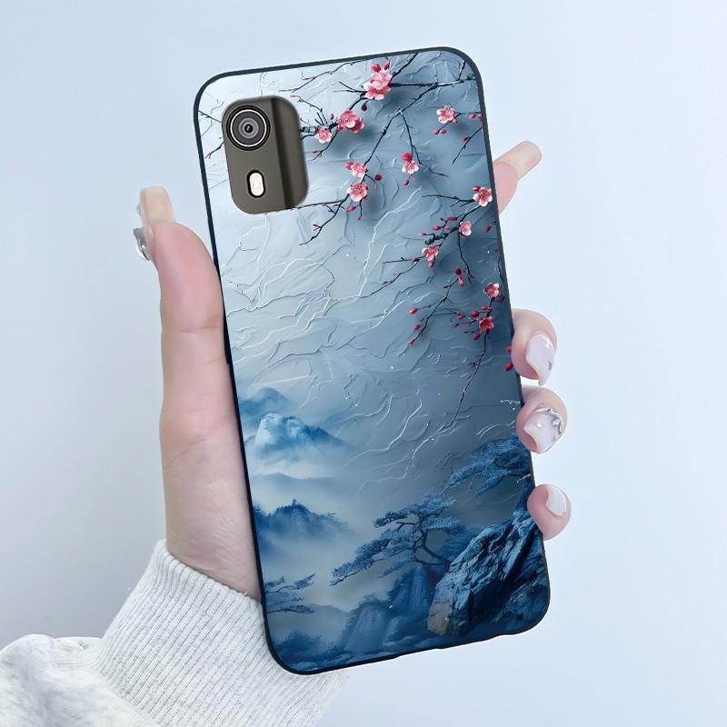 Cute Case For Nokia C02 (TA-1522) / C2 2nd Edition Funda Capa Printing Shell Protective Cover Soft Silicone Cartoon Phone Casing
