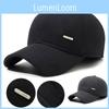 Solid Color Baseball Cap Winter Ear Protection Hat Outdoor Sun Gift Protection