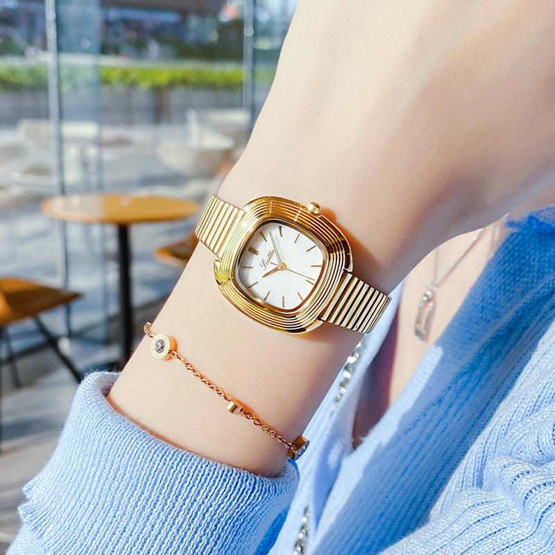 

Часы Shigaodi Retro Square Gold - Женский роскошный браслет из стали