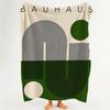 Coperta in Flanella Stile Bauhaus Adatta per Divano Soggiorno Camera da Letto