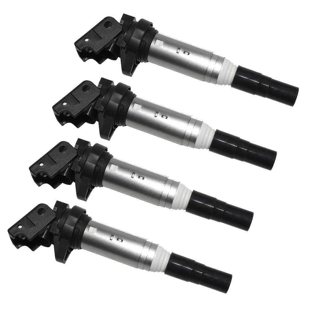 4-6PCS Ignition Coil For BMW E81 F22 F23 E46 E90 F33 X3 E83 320i 335i 525i Mini Cooper Car Accessories 12137594596 12137594938 4pcs