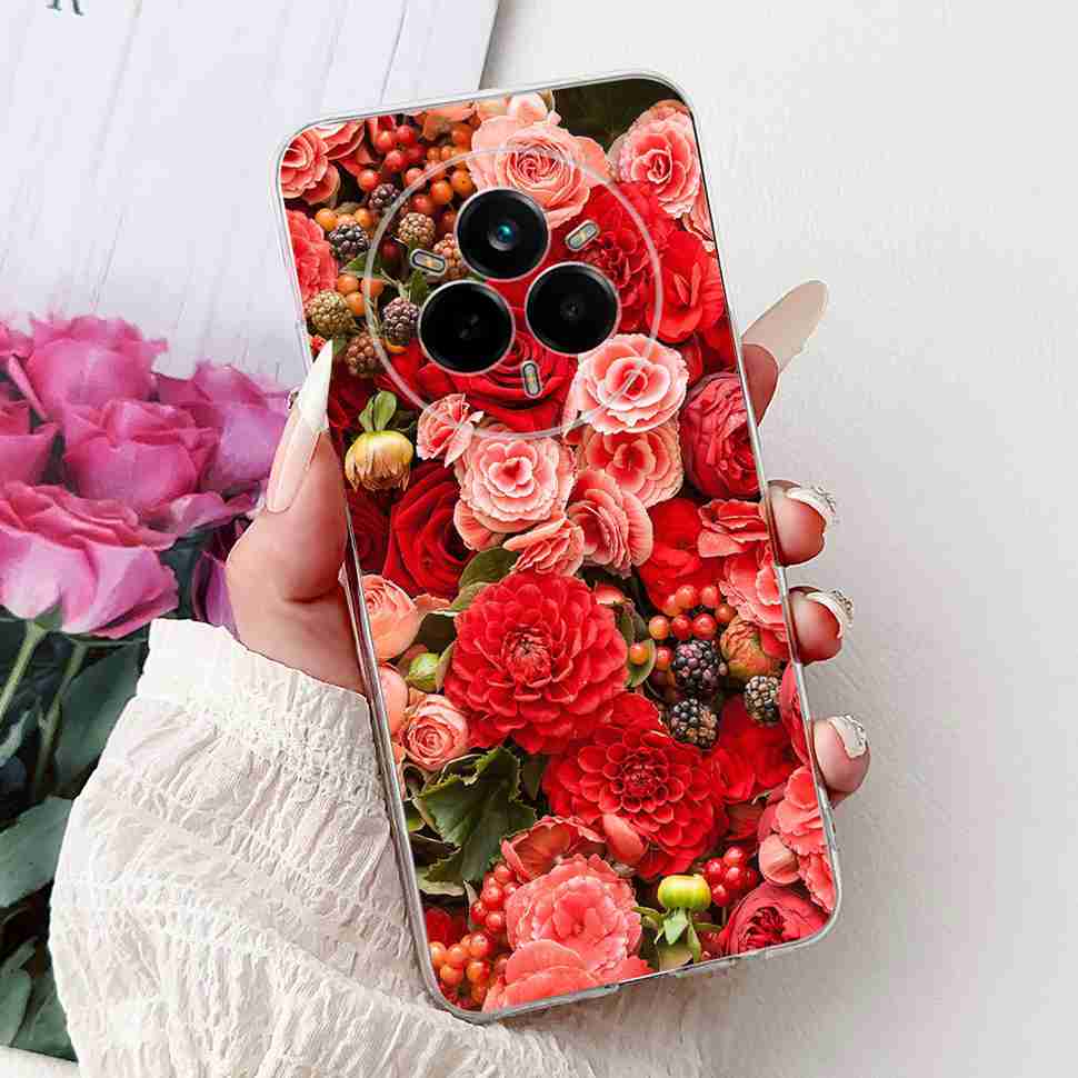 For Realme 14 Pro 5G RMX5056 Case New Fashion Style TPU Soft Silicone Cover For Realme 14Pro+ 14Pro Plus 5G RMX5051 Bumper Shell