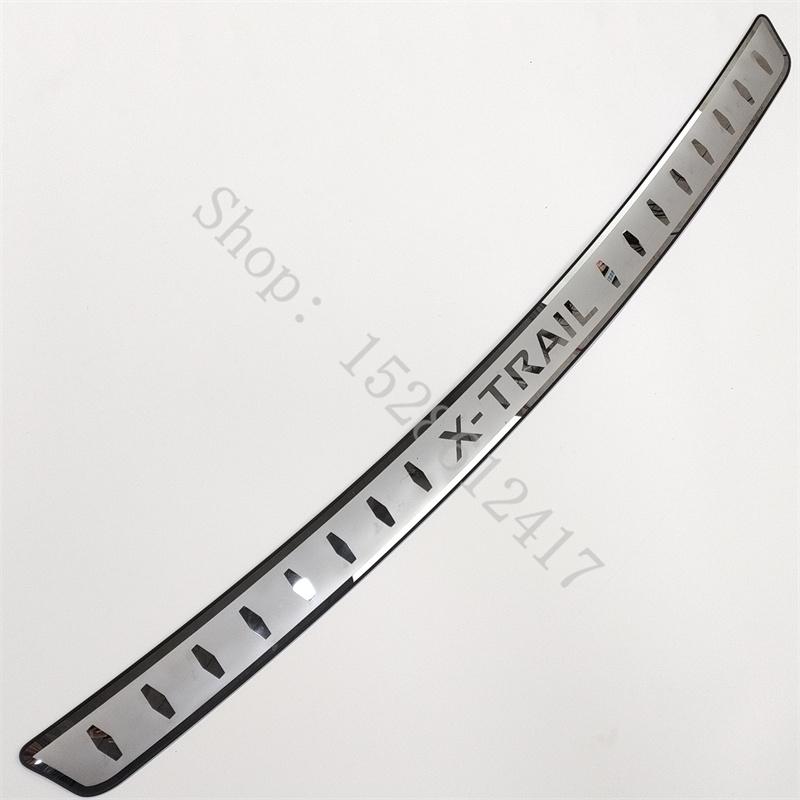 Car styling For Nissan X-Trail X Trail T32 2014~ Scuff Plate/Door Sill Rear Bumper Protector Sill Trunk Tread Plate Trim