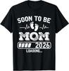 Soon To Be Mom 2026 Loading Funny Pregnancy Announcement T-Shirt