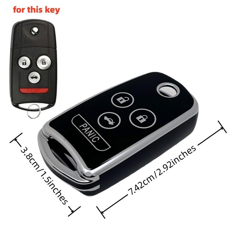 ZAG1 Key Fob Cover Keyring Car Keychain For Honda Accord Acura MDX Acura RDX Acura TL Acura TSX Acura ZDX