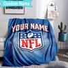 Custom Name Blanket NFL Team Collection Blanket Bedding Blanket for Travel, Camping, Living Rooms, Offices, Sofas, Fan Christmas gift