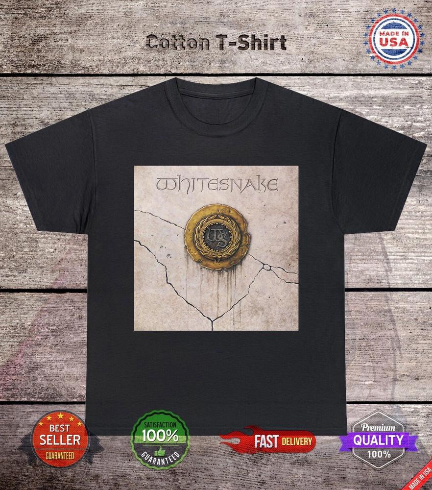 Whitesnake Band Self Titled Album  FULL SIZE S-5XL Unisex T-Shirt XXXL