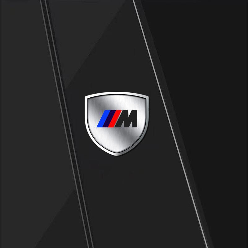1Pcs 3D Metal M LOGO Emblem Auto Door Shield Car Body Badge Sticker For BMW 330Li 325Li 320Li E46 E39 E90 E60 E36 F30 F10 E34 X5 E53 E30 F20