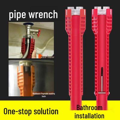 Multifunctional 8-in-1 Bathroom Sink Wrench Tool Set